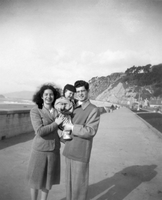 Marilyn, Avram, &amp; Clarence at Ocean Beach